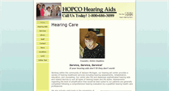 Desktop Screenshot of hopcohearing.com